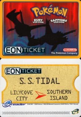 Pokémon Ruby & Sapphire: Eon Ticket
